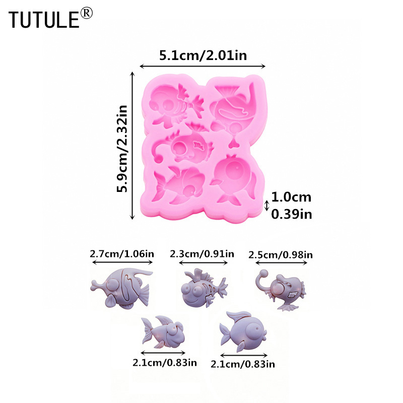 DIY Small Fish Flip Candy Choc - Resin Art Mould recension och pris
