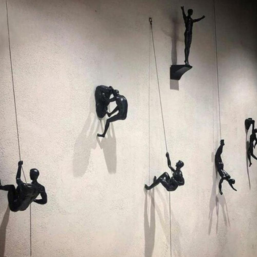 Climbing Athlete Man Art Sport - Resin Art Hanging recension och pris