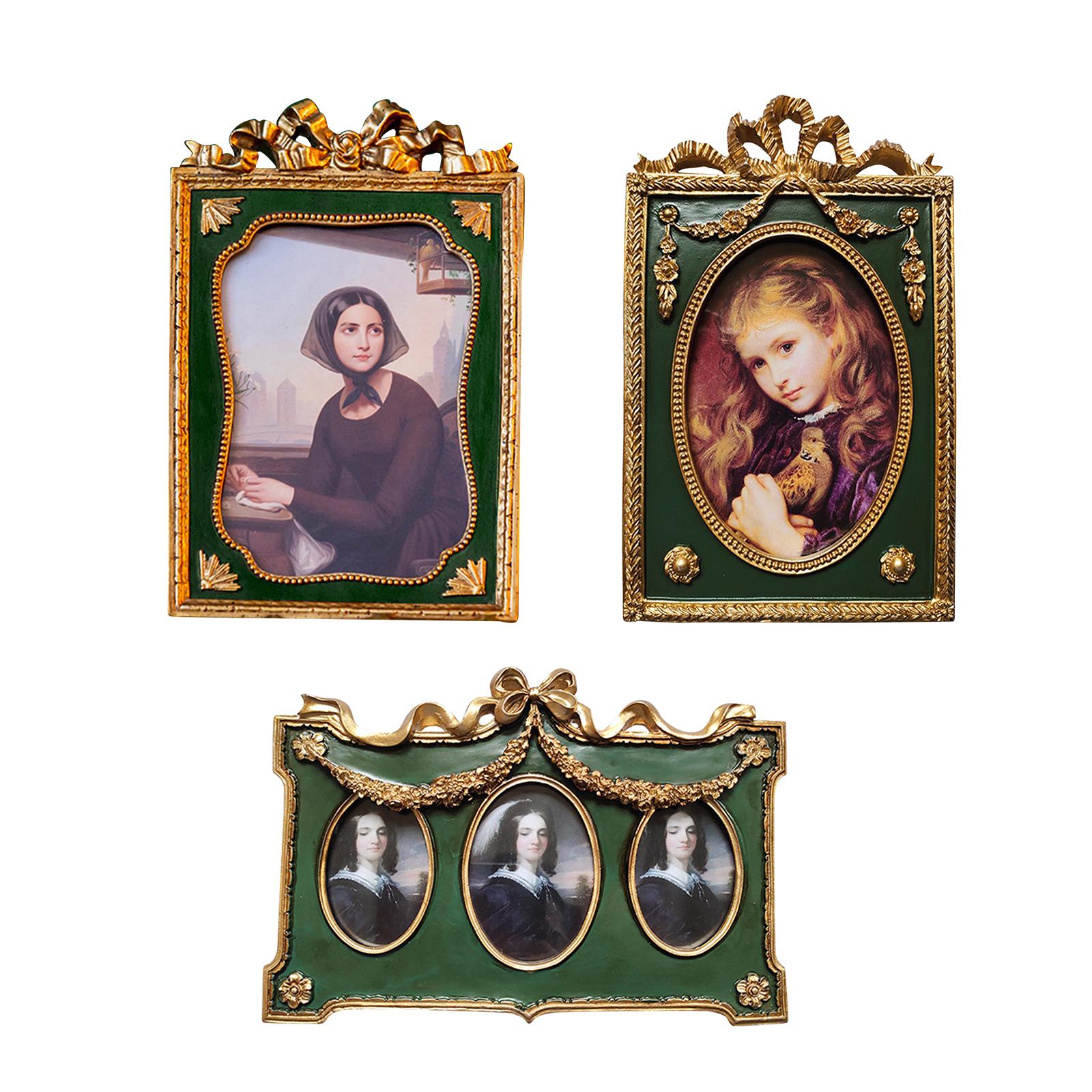 Antique Resin Photo Display Fr - Resin Art Hanging recension och pris