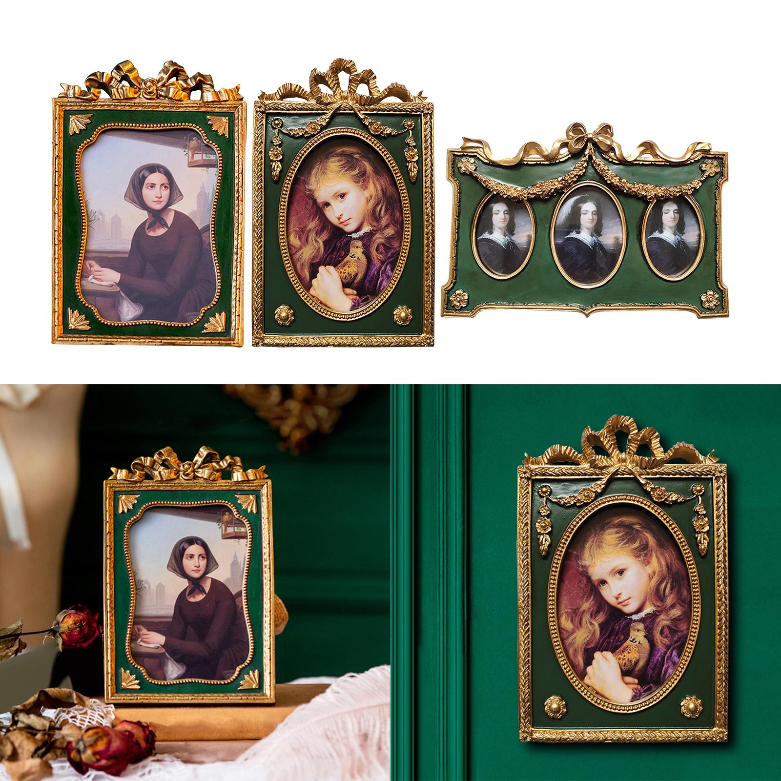 Antique Resin Photo Display Fr - Resin Art Hanging recension och pris