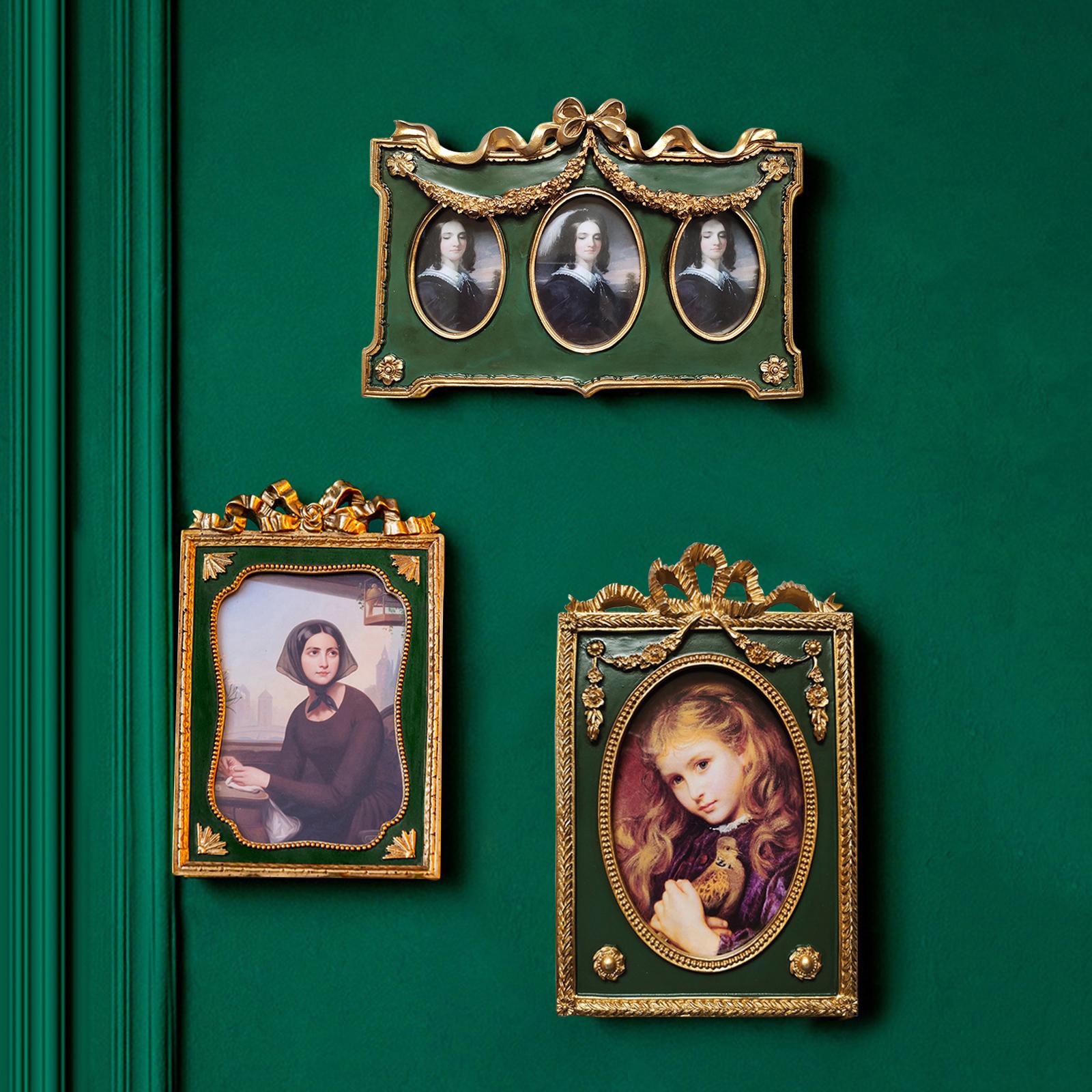 Antique Resin Photo Display Fr - Resin Art Hanging recension och pris