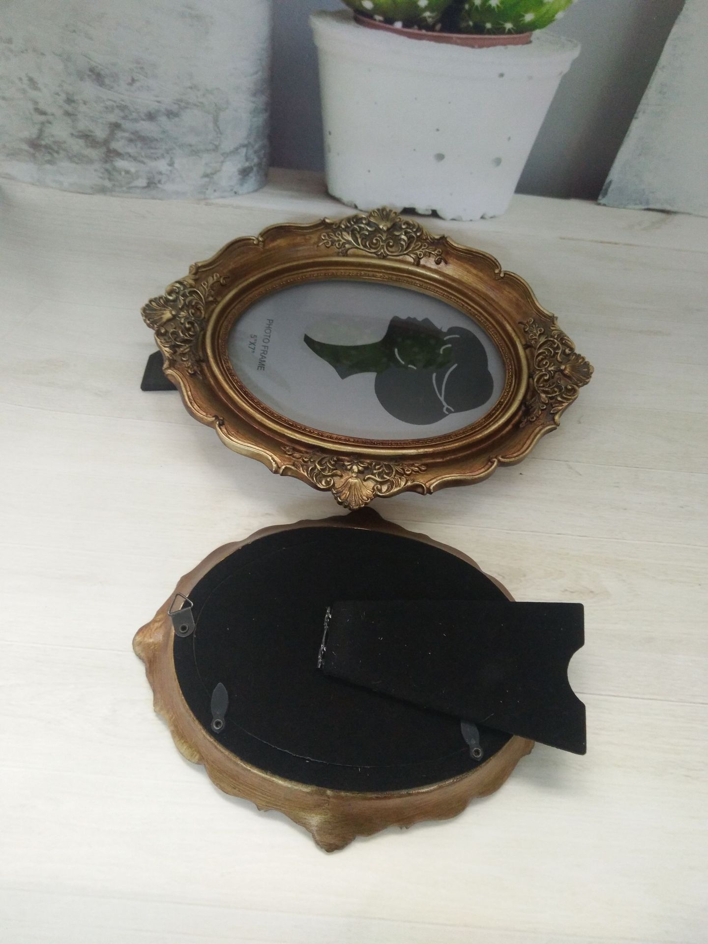 Oval Decoration Photo Frame Li - Resin Art Hanging recension och pris