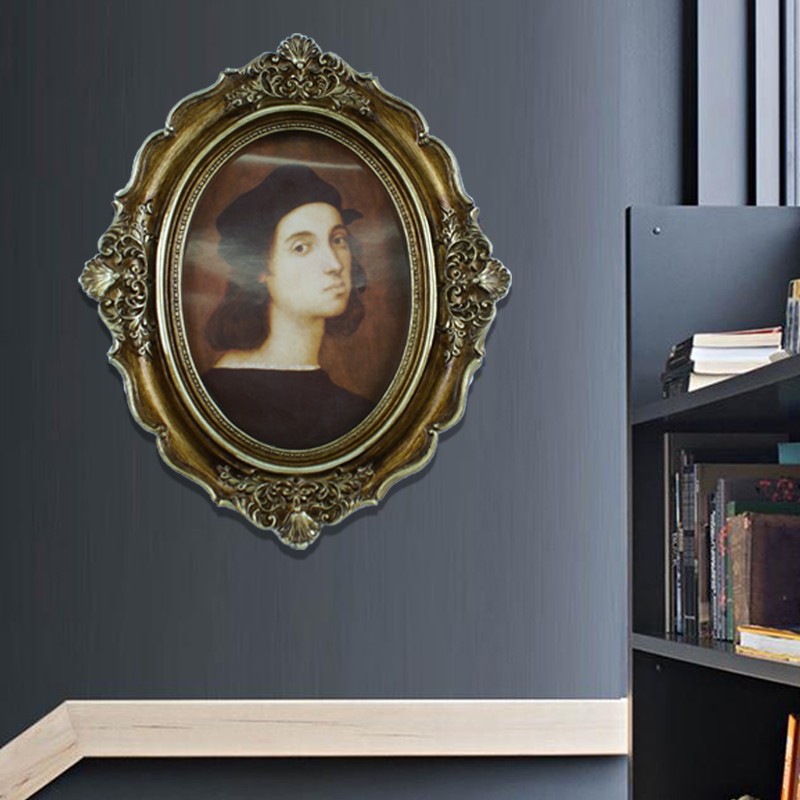 Oval Decoration Photo Frame Li - Resin Art Hanging recension och pris