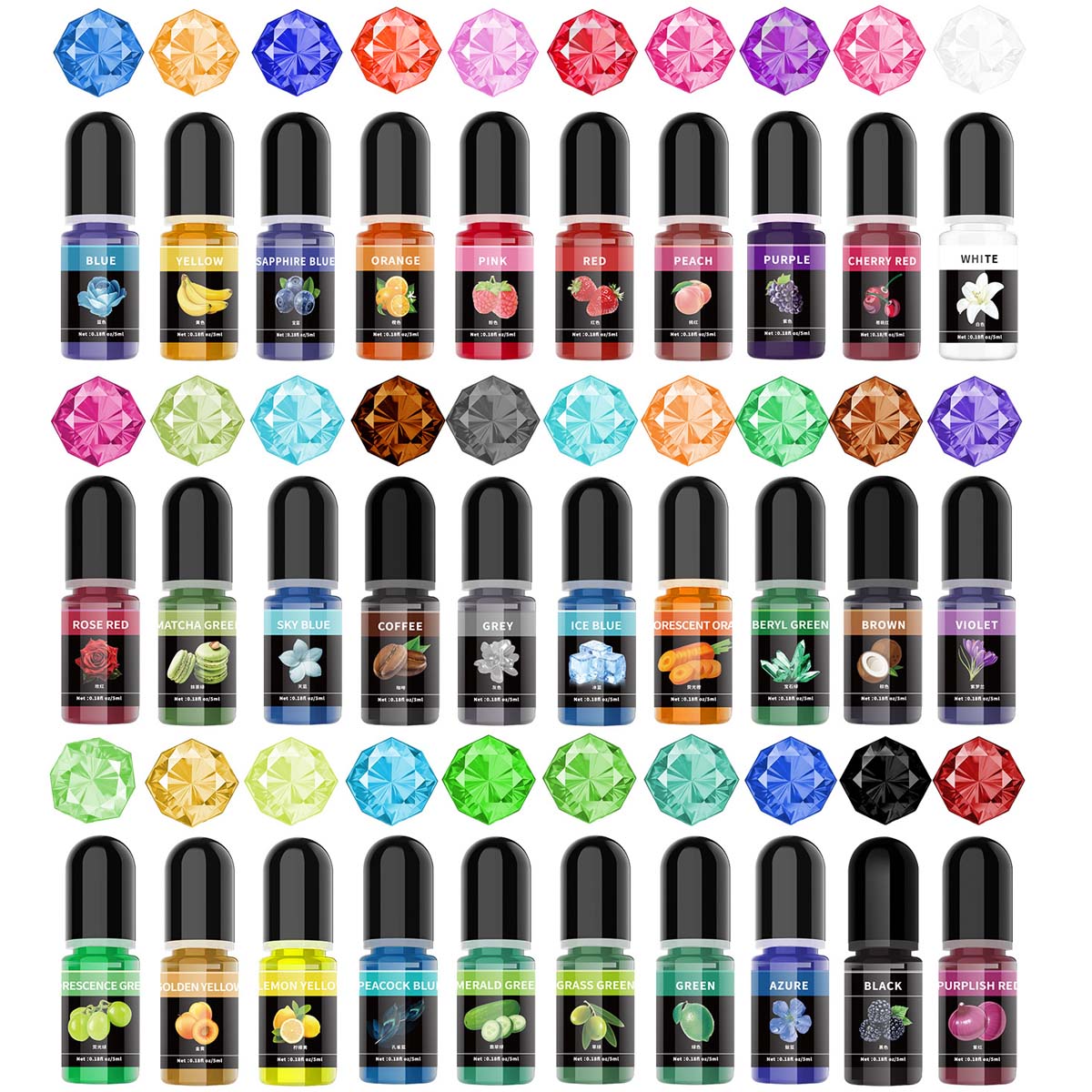 5ml/Bottle Epoxy Resin Pigment - Resin Art Glue recension och pris