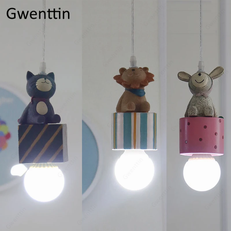 Animal Pendant Lamp Rabbit Lio - Resin Art Hanging recension och pris