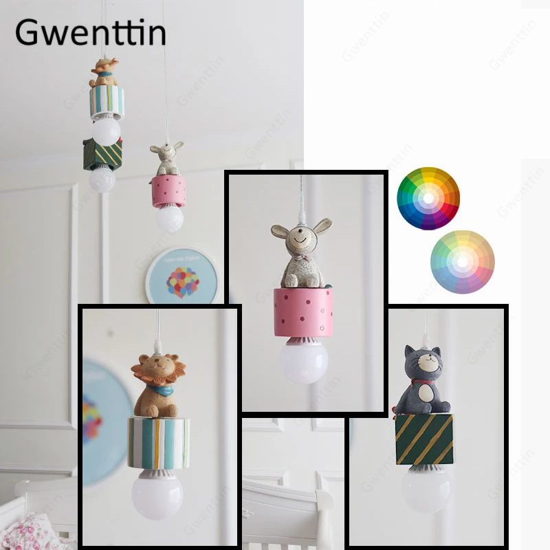 Animal Pendant Lamp Rabbit Lio - Resin Art Hanging recension och pris