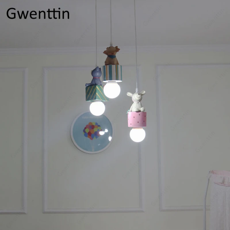 Animal Pendant Lamp Rabbit Lio - Resin Art Hanging recension och pris