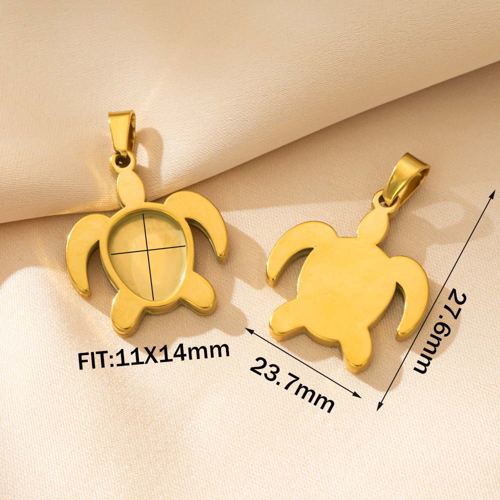 5pcs Stainless Steel Turtle Pe - Resin Art Jewelry Kit recension och pris