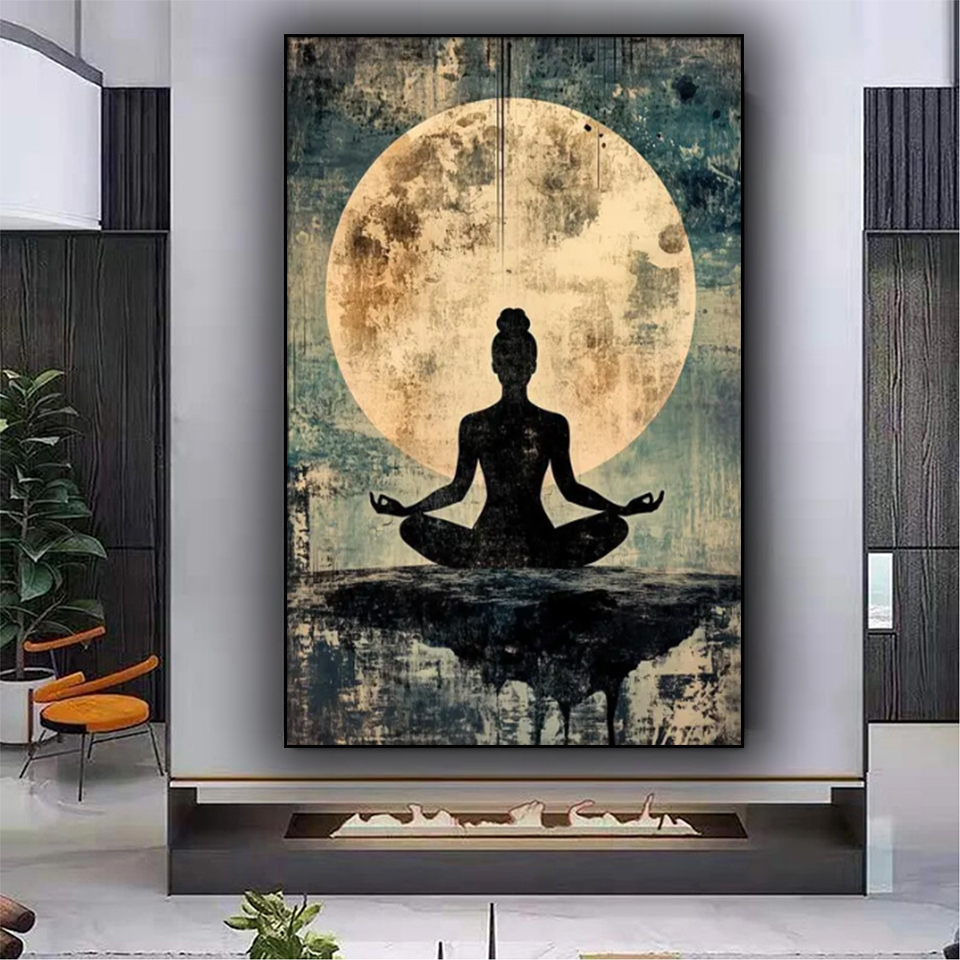 Woman meditation diy Diamond P - Resin Art Studio recension och pris
