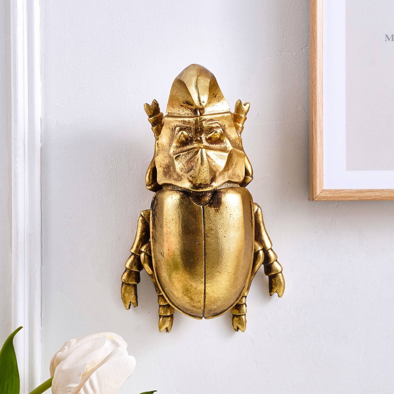 Rhinoceros Beetle Wall Hanging - Resin Art Hanging recension och pris