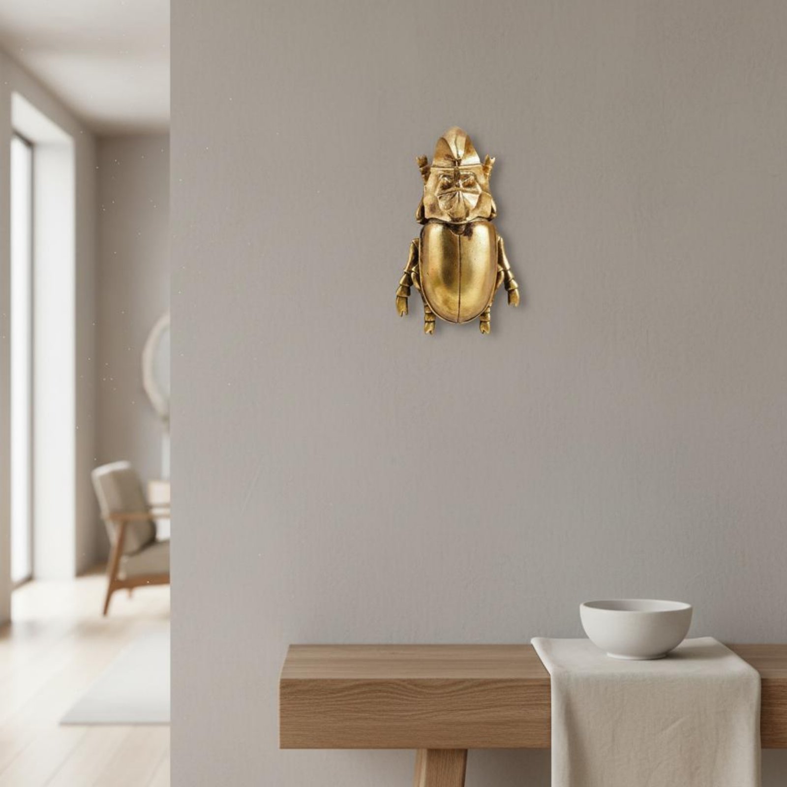 Rhinoceros Beetle Wall Hanging - Resin Art Hanging recension och pris