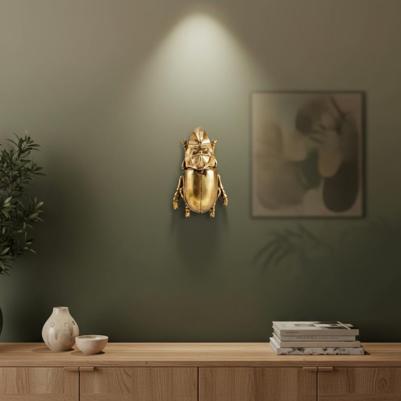 Rhinoceros Beetle Wall Hanging - Resin Art Hanging recension och pris