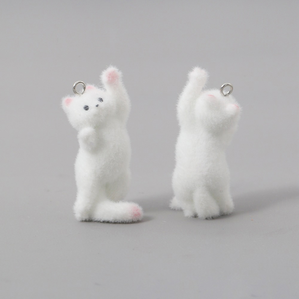 2pcs Flocking Little Cat Resin - Resin Art Jewelry Kit recension och pris
