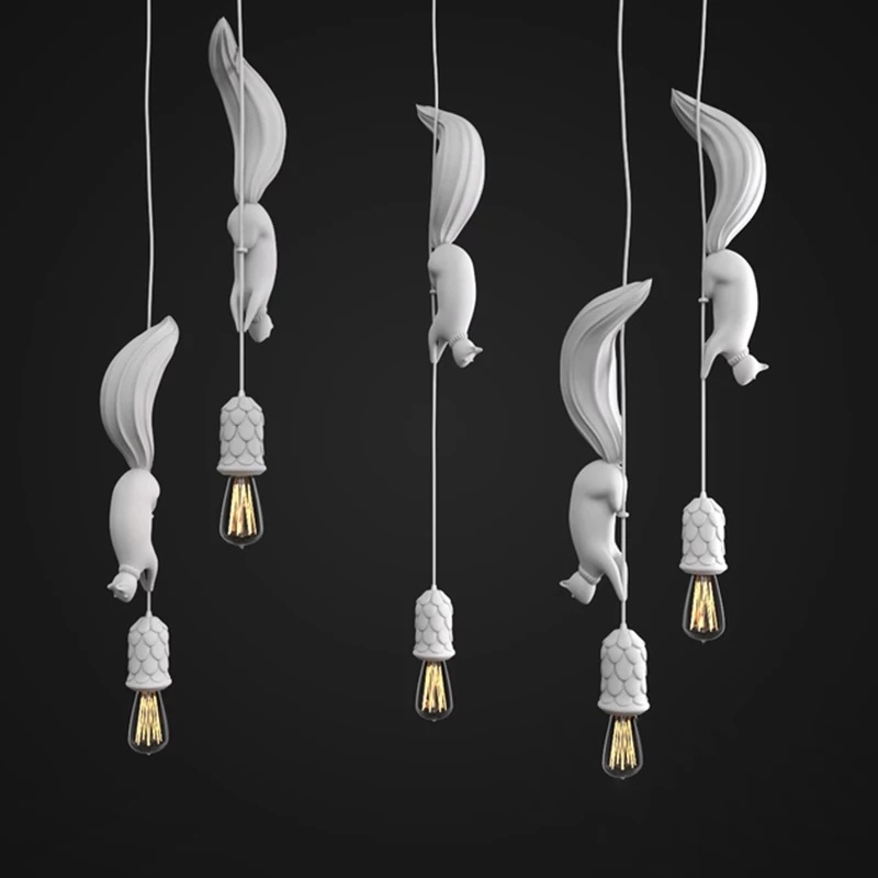 Nordic Creative Animal Squirre - Resin Art Hanging recension och pris