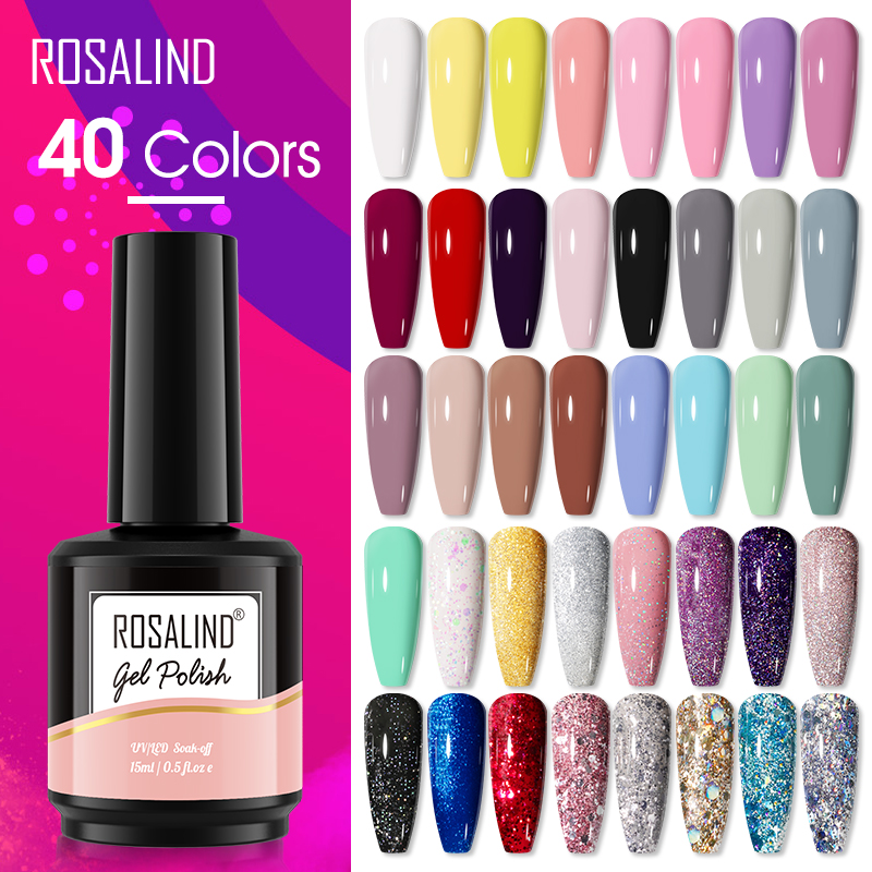 ROSALIND 15ML Glitter Nail Gel - Resin Art All recension och pris